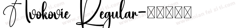 Avokovie Regular字体转换